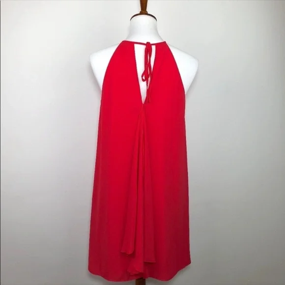 BCBGMaxAzria Red Halter Dress - Picture 2 of 8